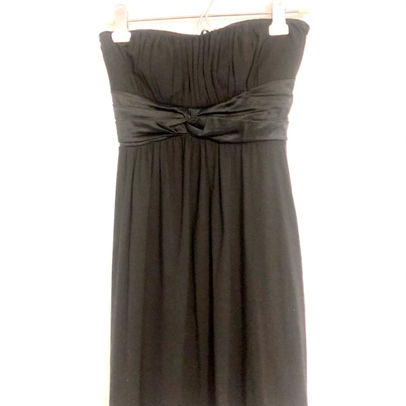 Bebe black strapless dress Sz Small - Picture 2 of 5
